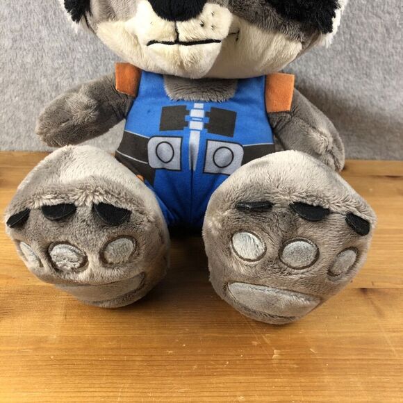 Disney Parks Big Feet Rocket Raccoon Marvel Guardians Of The Galaxy Plush 14” - Picture 3 of 9